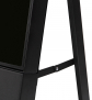 Digitaler Kundenstopper Smart Line mit 43 Zoll Samsung-Bildschirm Schwarz -  Gehäusemerkmale Vorderseite