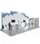 Messestand Faltdisplay Pop-Up MODULAR 111 - Draufsicht