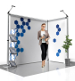 Messestand Roll Up Modular L Form