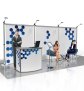 Messestand Roll-Up Modular - Messestand Übersicht