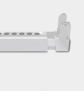 PIXLIP GO Kabine - Profil mit LED Einheit