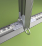 PIXLIP EXPO Lightbox - Breite 500 cm Montage Eckverbinder
