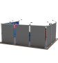 Messestand Roll-Up Modular U3 Form - Rückseite