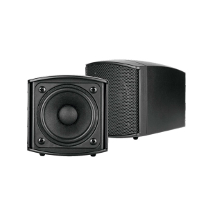 OMNITRONIC OD-2 Wandlautsprecher 8Ohm schwarz 2x