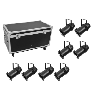 EUROLITE Set 8x LED PAR-64 COB RGBW 120W Zoom sw + Case EUROLITE Set 8x LED PAR-64 COB RGBW 120W Zoom sw + Case