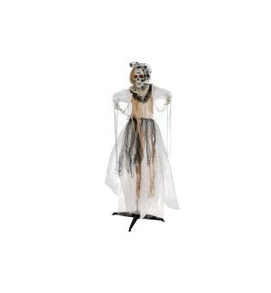 EUROPALMS Halloween Figur Braut, animiert, 170cm