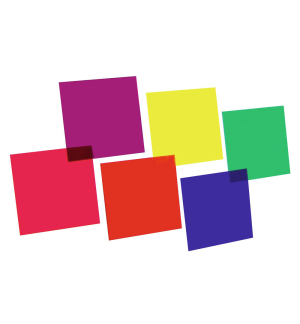 EUROLITE Farbfolienset 24x24cm PAR-64 sechs Farben EUROLITE Farbfolienset 24x24cm PAR-64 sechs Farben