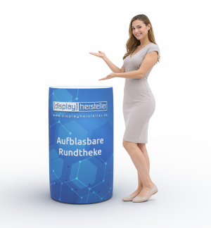 Aufblasbare Rundtheke