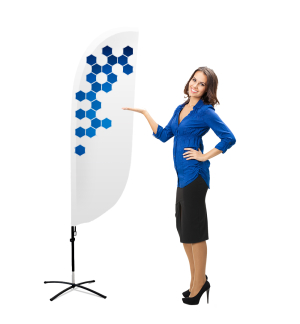 Beachflag Alu Paddel - Live 01