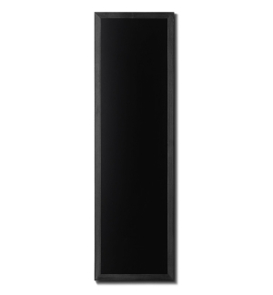 Kreidetafel Holz, flacher Rahmen, schwarz