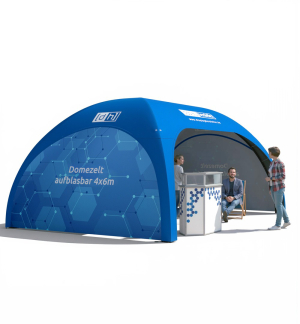 Domezelt aufblasbar 4 x 6 m