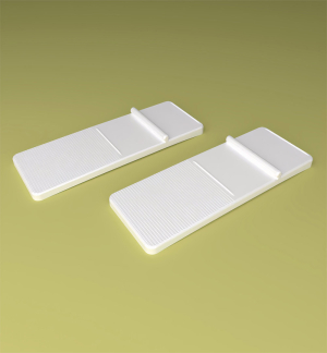 Einseitige Fußplatten PIXLIP GO - Set auf einem Blick Einseitige Fußplatten PIXLIP GO - Set auf einem Blick