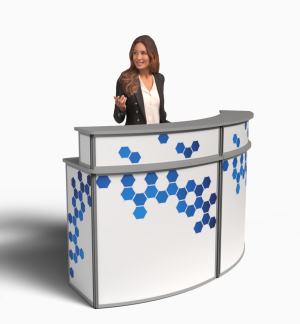 Aufsatz Halbrundtheke Groß