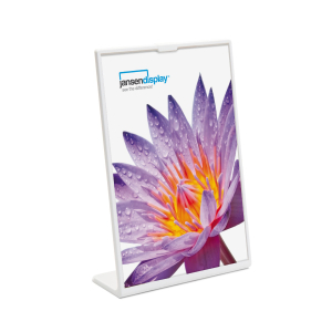 Scritto® Tischaufsteller L, hoch, weiß DIN A5