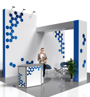 Modularer Messestand POP-UP MODULAR W108