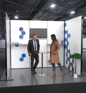 Messestand Multi-Frame U1 Form