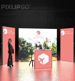 PIXLIP GO Reihen Messetand 5 x 2m