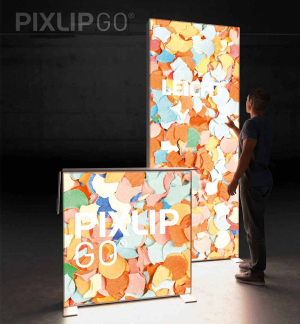 PIXLIP GO Kopf Messestand 1,5 x 1m