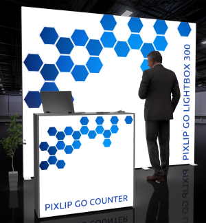PIXLIP GO Kopf Messestand 3 x 2m - Live 01