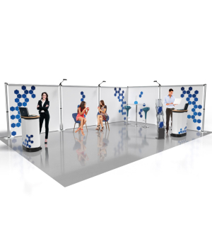 Messestand Roll-Up Modular L5 Form