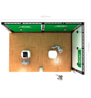 Messestand Traverse L5 Form