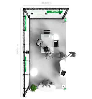 Messestand Traverse L6 Form