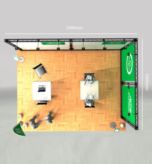 Messestand Traverse L7 Form