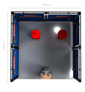 Messestand Traverse U4 Form