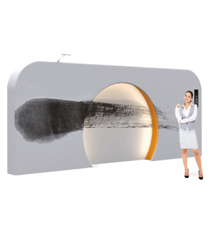 Messewand Textil Evolution Wall 3D Gate B Messewand Textil Evolution Wall 3D Gate B