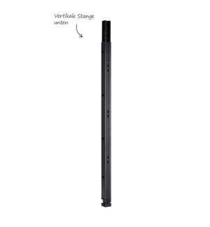 Multi-Frame Stange Vertikal unten - 128,3 x 5 x 5cm