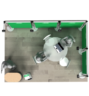 Messestand Roll-Up Modular L2 Form