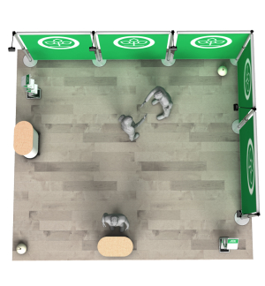 Messestand Roll-Up Modular L3 Form