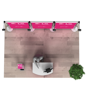 Messestand Roll-Up Modular W2 Form