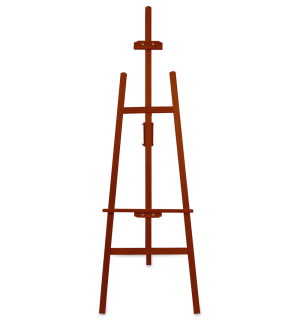 Staffelei aus Holz Mahagoni - leicht und klappbar - großer Verstellbereich