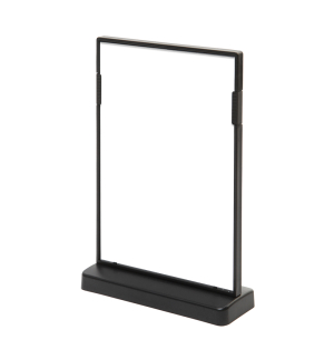 Scritto Tischaufsteller DIN A5 - schwarz