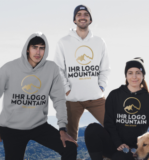 Team Hoodies Logo Print - Unisex
