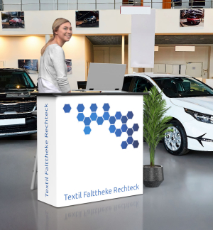 Textil Falttheke Rechteck