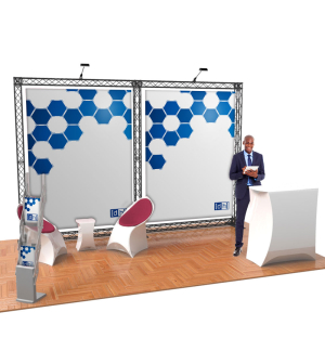 Messestand Traverse W6 Form