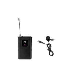 OMNITRONIC UHF-E Serie Taschensender 523.1MHz + Lavaliermikrofon