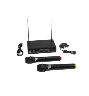 OMNITRONIC VHF-102 Funkmikrofon-System 215.85/207.55MHz