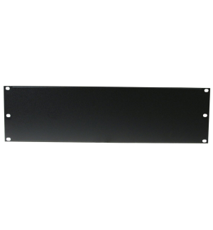 OMNITRONIC Frontplatte Z-19U, Stahl, schwarz 3HE