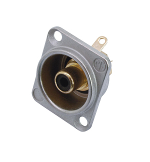 NEUTRIK Cinch Einbaubuchse sw NF2D0