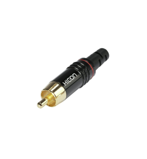 HICON Cinch Stecker HI-CM06-RED