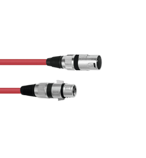 OMNITRONIC XLR Kabel 3pol 1m rt