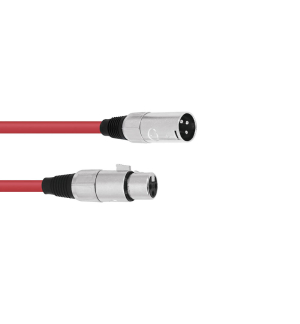 OMNITRONIC XLR Kabel 3pol 5m rt
