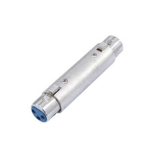 OMNITRONIC Adapter 3pol XLR(F)/3pol XLR(F)