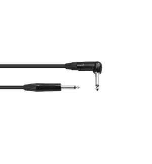 SOMMER CABLE Klinkenkabel 6,3 mono 1x 90° 3m sw Neutrik