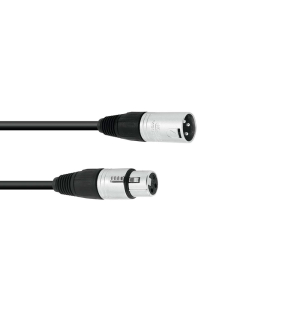 SOMMER CABLE XLR Kabel 3pol 0,5m sw Neutrik