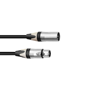 PSSO XLR Kabel COL 3pol 15m sw Neutrik