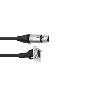 PSSO Patch Kabel XLR(F)/XLR(M) EB 1m sw